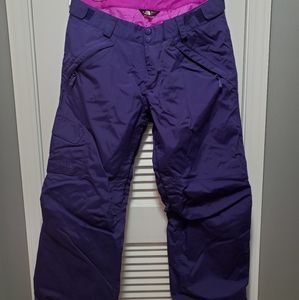 The North Face Women's Purple Ski Pants, Large